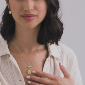BRUNA The Label Milos Mini Hoops^ Ohrringe Mit Anhänger | Creolen