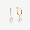 BRUNA The Label Monaco Hoops^ Ohrringe Mit Anhänger | Creolen