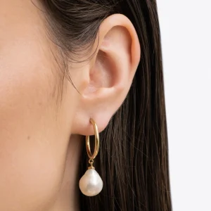 BRUNA The Label Monaco Hoops^ Ohrringe Mit Anhänger | Creolen