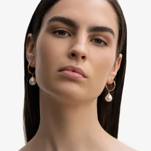 BRUNA The Label Monaco Hoops^ Ohrringe Mit Anhänger | Creolen