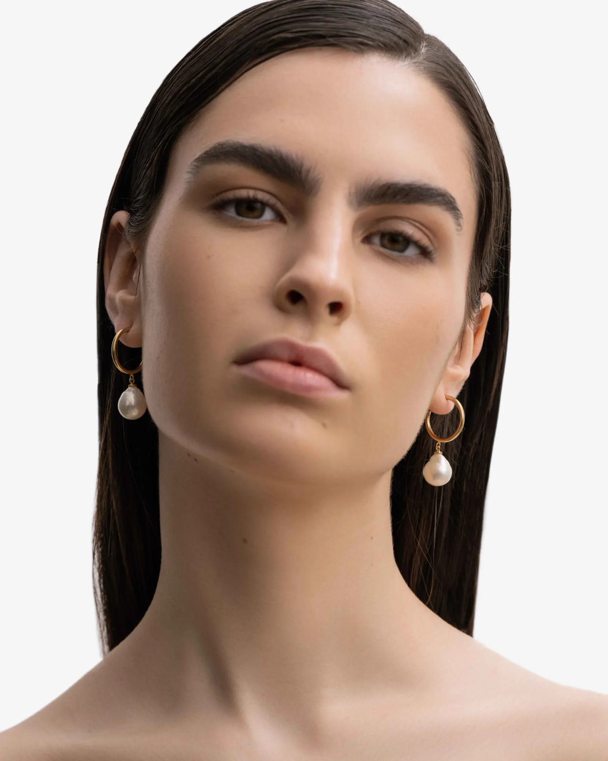monaco_hoops_2.webp BRUNA The Label Monaco Hoops^ Ohrringe Mit Anhänger | Creolen