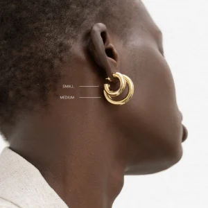 BRUNA The Label Nantes Small Hoops^ Creolen