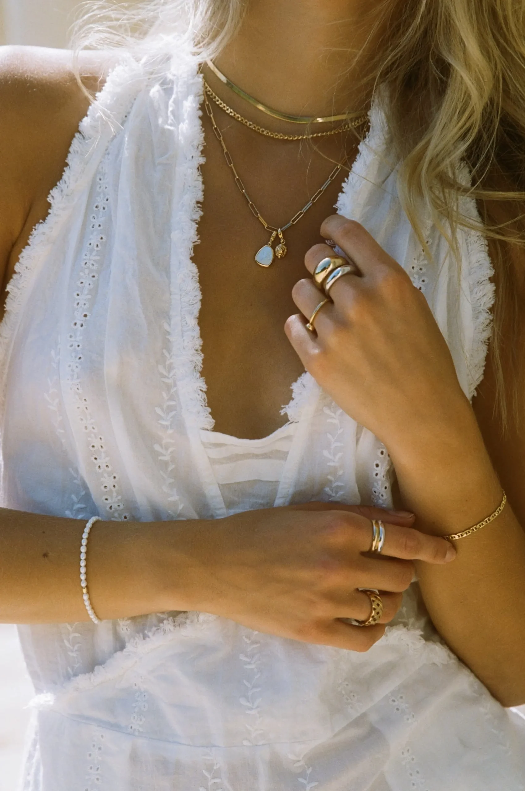 ohana_pearl_charm_2.webp BRUNA The Label Ohana Pearl Charm^ Kettenanhänger | Perlenanhänger
