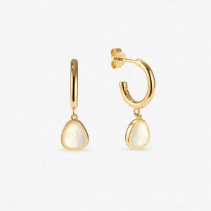 BRUNA The Label Ohana Pearl Mini Hoops^ Perlen | Ohrringe Mit Anhänger
