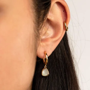 BRUNA The Label Ohana Pearl Mini Hoops^ Perlen | Ohrringe Mit Anhänger