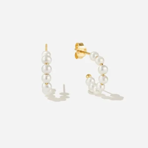 BRUNA The Label Palermo Mini Hoops^ Huggies | Creolen