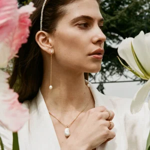 BRUNA The Label Paloma Long Earrings^ Drop | Perlen