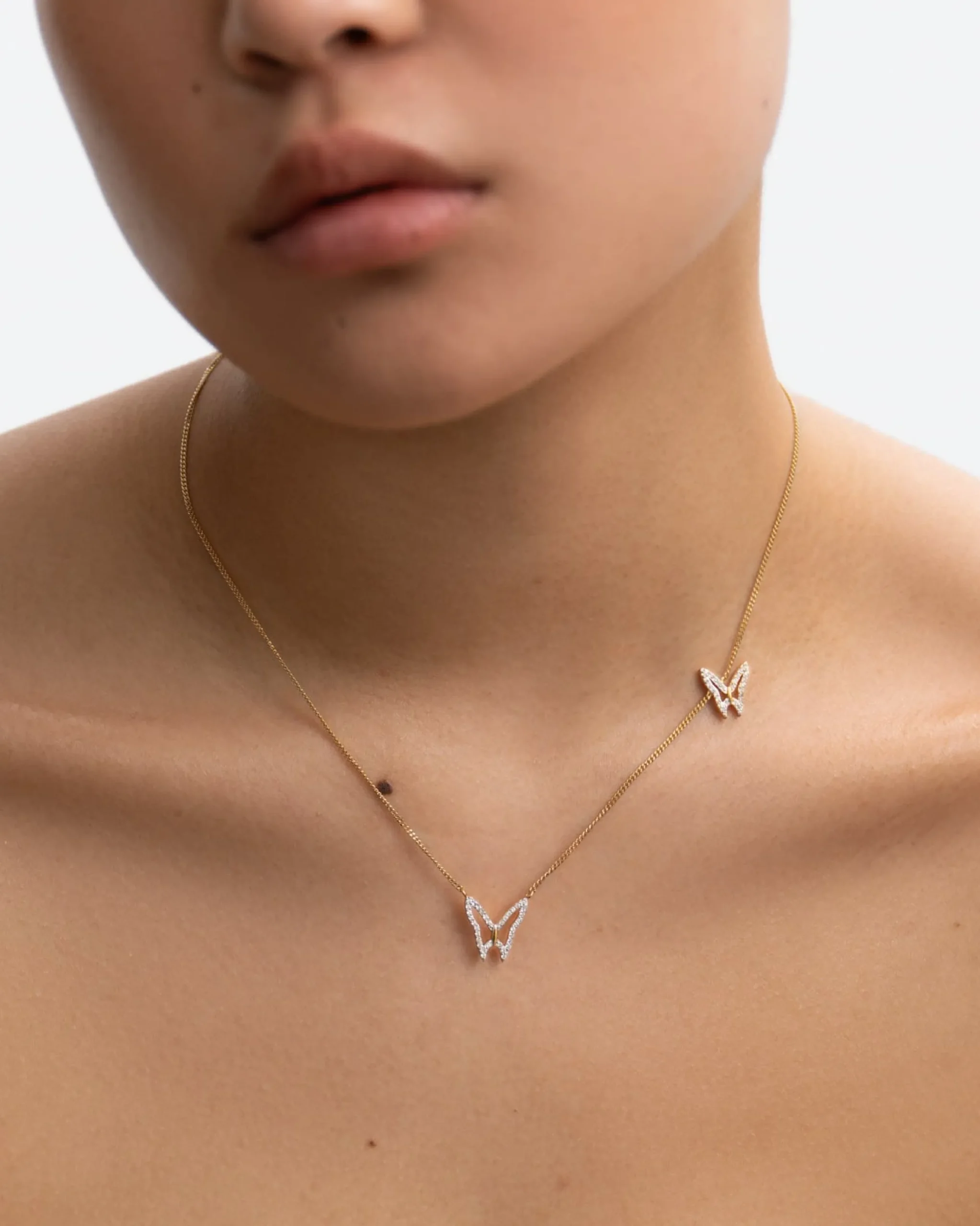 papillon_necklace_2.webp BRUNA The Label Papillon Necklace^ Charms | Filigrane Ketten