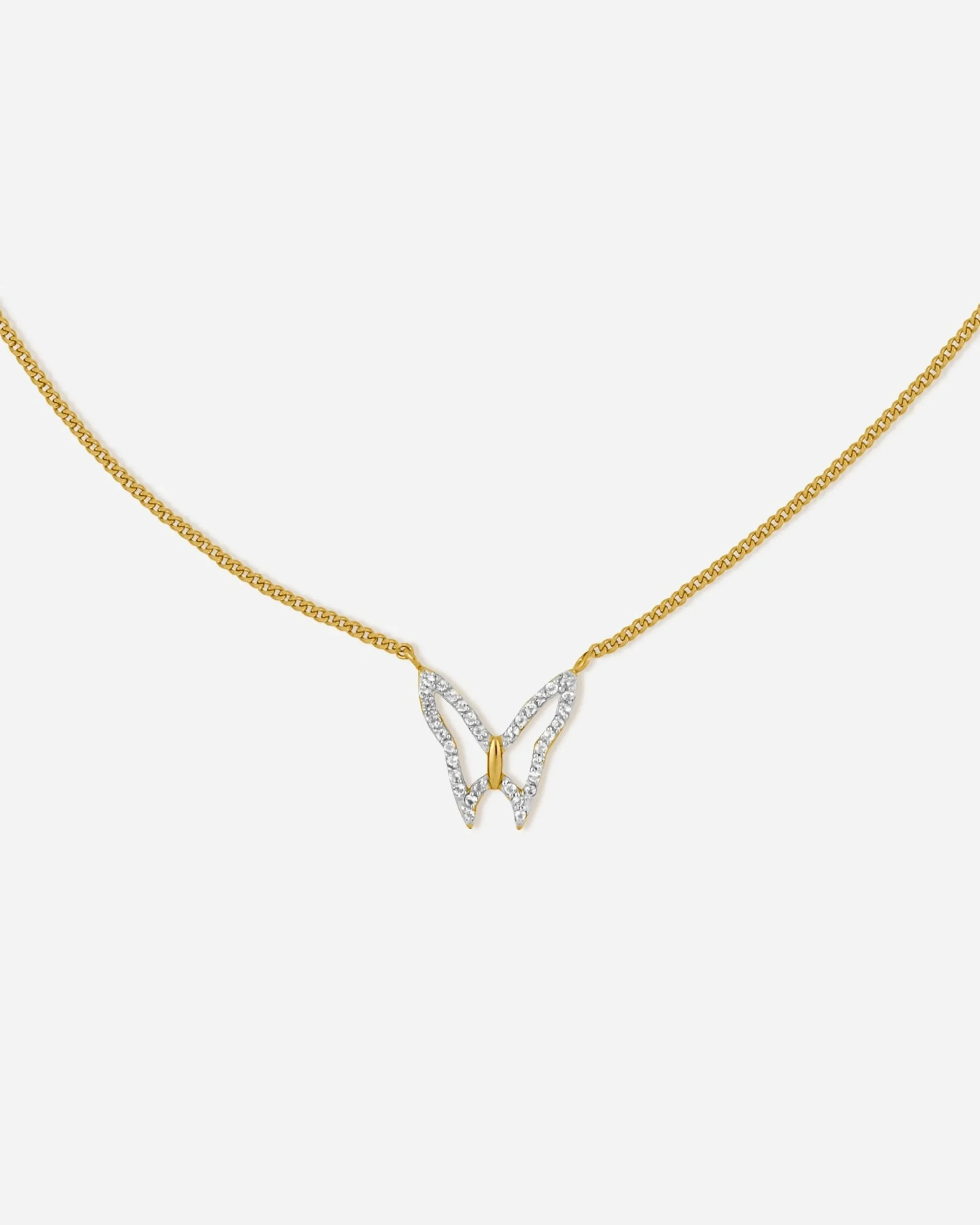 papillon_necklace_3.webp BRUNA The Label Papillon Necklace^ Charms | Filigrane Ketten
