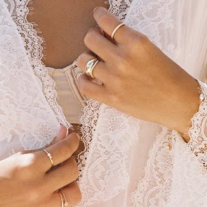 BRUNA The Label Peony 14k Gold Mini Ring^ Stacking-Ringe