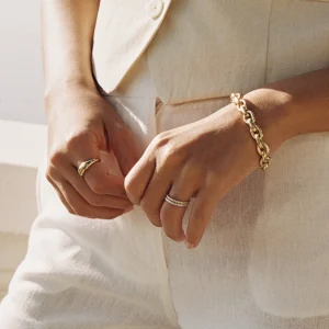 BRUNA The Label Peony 14k Gold Mini Ring^ Stacking-Ringe