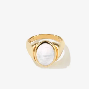 BRUNA The Label Puglia Pearl Ring^ Siegel | Edelsteine