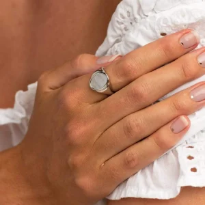BRUNA The Label Puglia Pearl Ring^ Siegel | Edelsteine