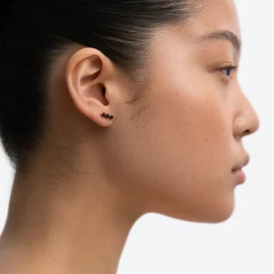 BRUNA The Label Rochelle Onyx Earrings^ Studs