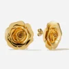 BRUNA The Label Rose Large Earrings^ Studs
