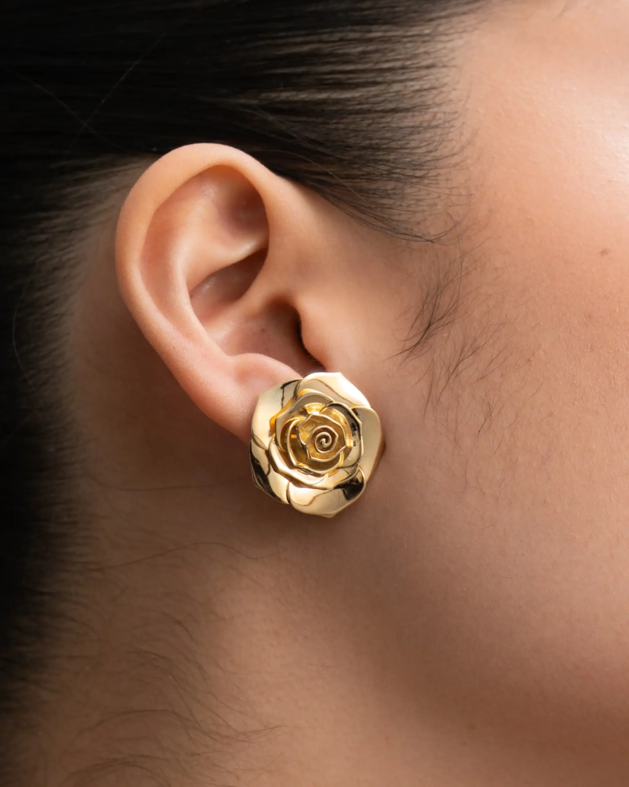 rose_large_earrings_1.webp BRUNA The Label Rose Large Earrings^ Studs