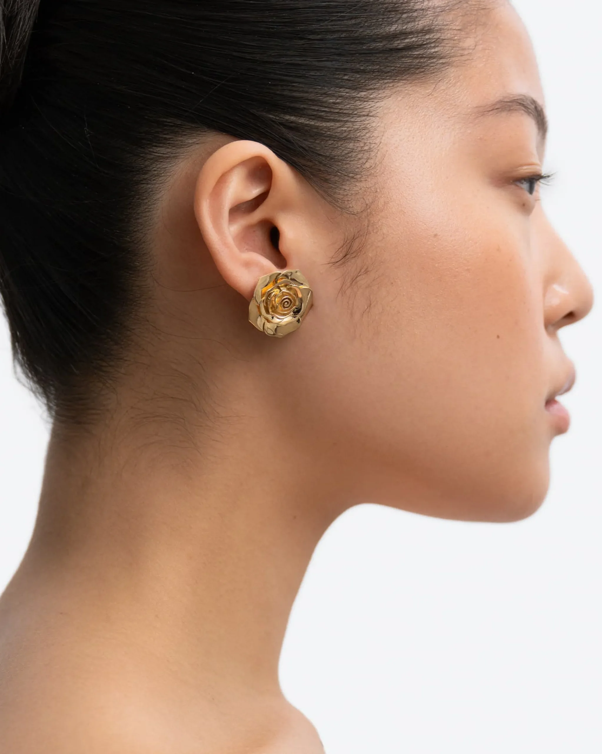 rose_large_earrings_2.webp BRUNA The Label Rose Large Earrings^ Studs