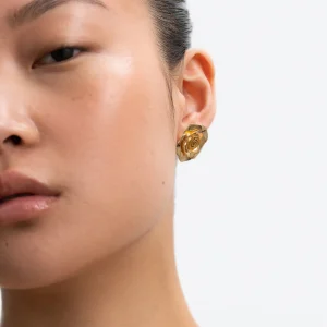 BRUNA The Label Rose Large Earrings^ Studs