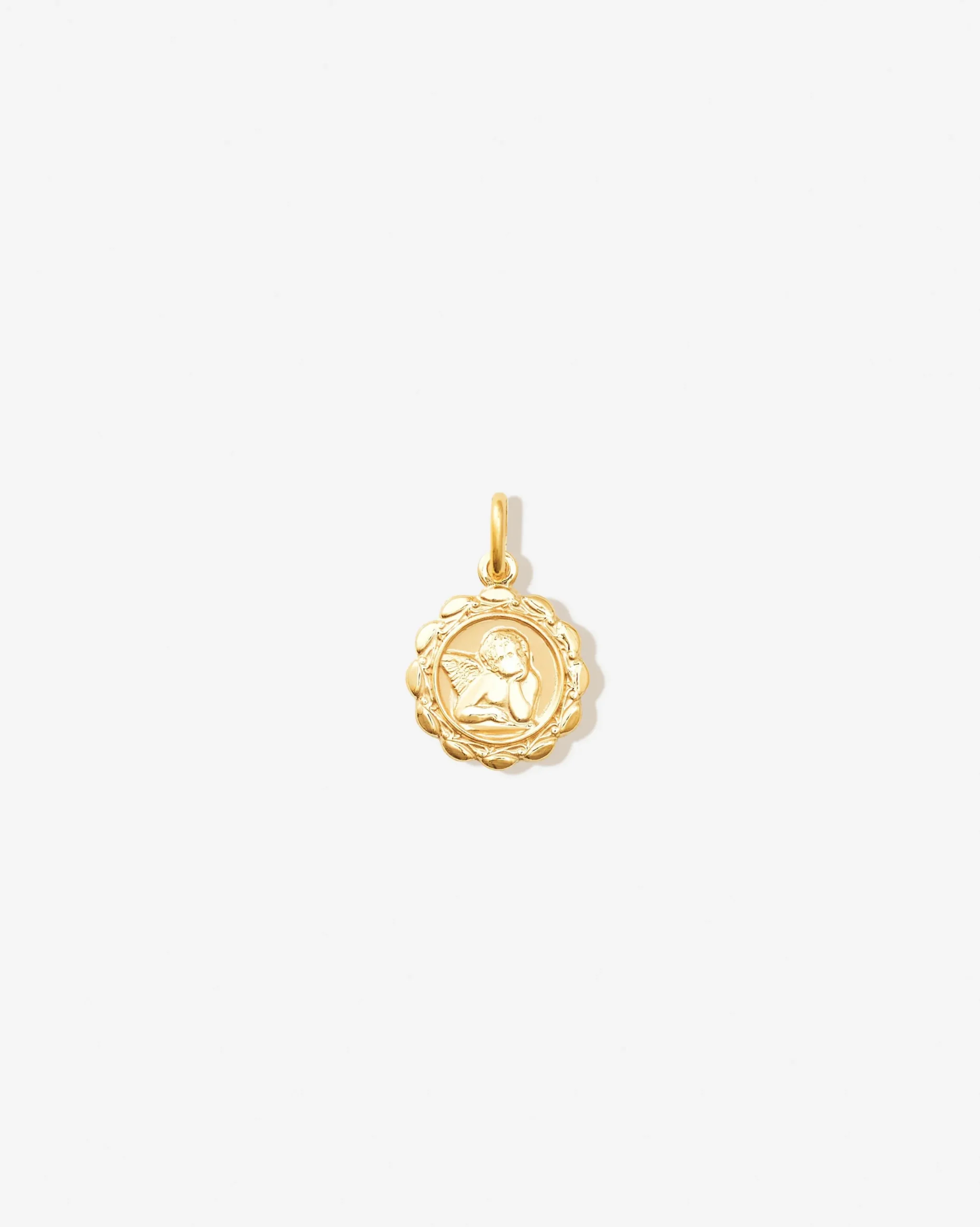 saint_k_gold_charm_0.webp BRUNA The Label Saint 14k Gold Charm^ Kettenanhänger