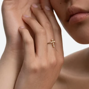 BRUNA The Label Saint-Savin Pearl Ring^ Stacking-Ringe | Edelsteine