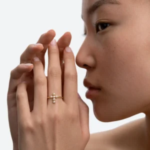 BRUNA The Label Saint-Savin Pearl Ring^ Stacking-Ringe | Edelsteine