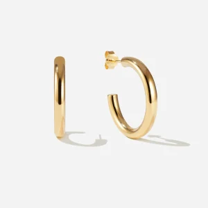 BRUNA The Label Saint-Tropez 14k Gold Hoops^ Creolen