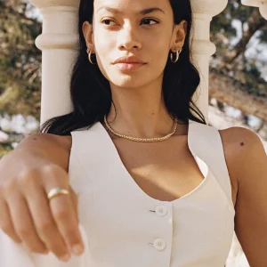 BRUNA The Label Saint-Tropez 14k Gold Hoops^ Creolen