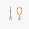 BRUNA The Label Sanremo Hoops^ Ohrringe Mit Anhänger | Creolen