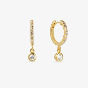 BRUNA The Label Sanremo Hoops^ Ohrringe Mit Anhänger | Creolen