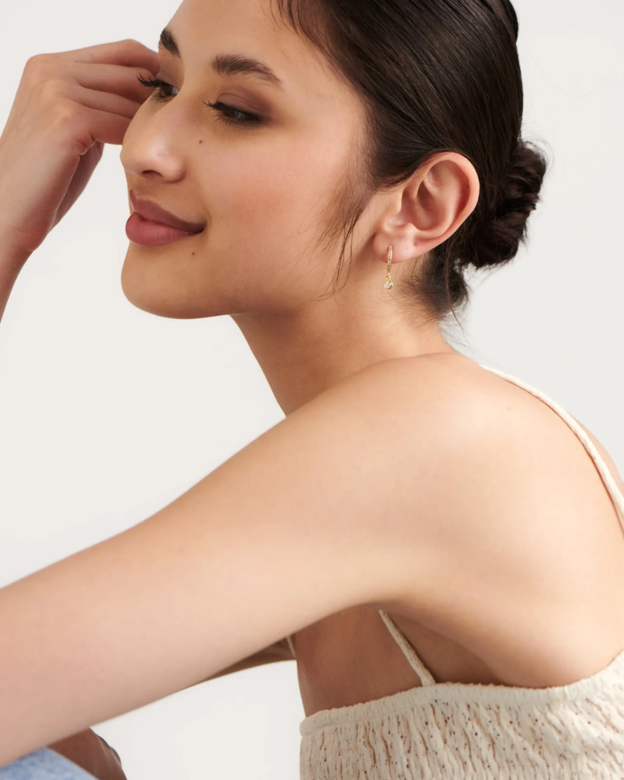 sanremo_hoops_5.webp BRUNA The Label Sanremo Hoops^ Ohrringe Mit Anhänger | Creolen