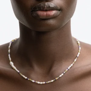 BRUNA The Label Sicily Necklace^ Bunt | Perlen