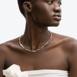 BRUNA The Label Sicily Necklace^ Bunt | Perlen