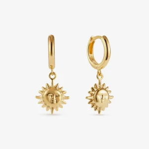BRUNA The Label Solana Hoops^ Ohrringe Mit Anhänger | Creolen