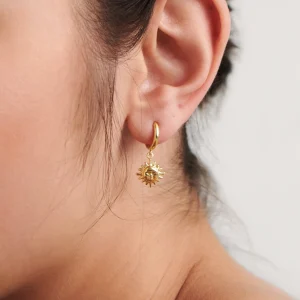 BRUNA The Label Solana Hoops^ Ohrringe Mit Anhänger | Creolen