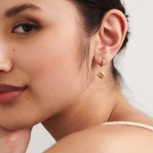 BRUNA The Label Solana Hoops^ Ohrringe Mit Anhänger | Creolen
