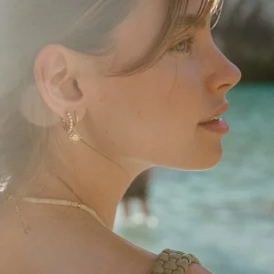 BRUNA The Label Solana Hoops^ Ohrringe Mit Anhänger | Creolen