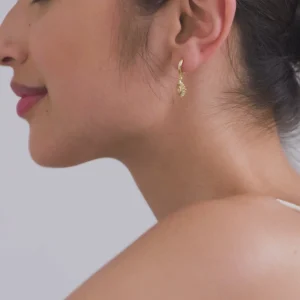 BRUNA The Label Solana Hoops^ Ohrringe Mit Anhänger | Creolen
