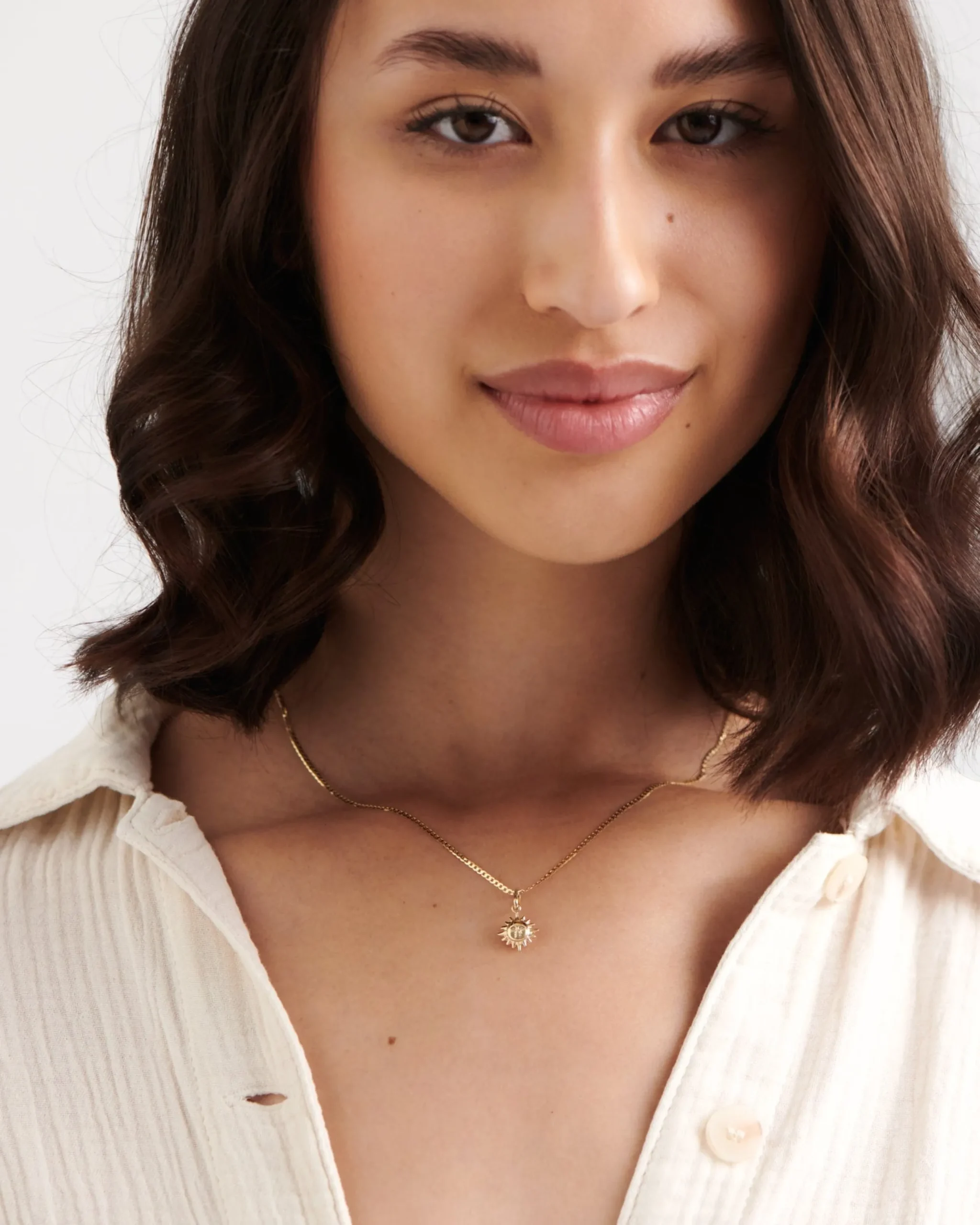 solana_k_gold_charm_2.webp BRUNA The Label Solana 14k Gold Charm^ Kettenanhänger