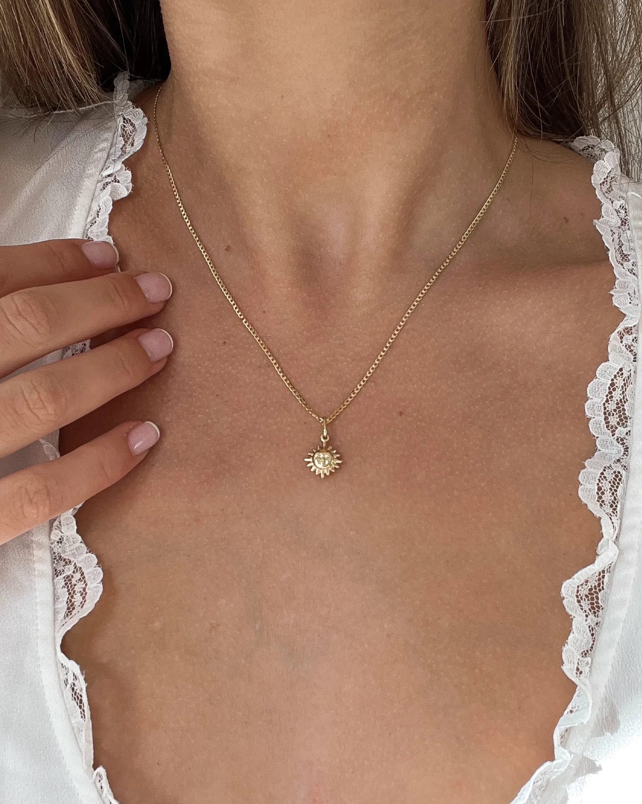 solana_k_gold_charm_4.webp BRUNA The Label Solana 14k Gold Charm^ Kettenanhänger