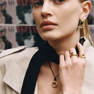 BRUNA The Label Trevi Onyx Earrings^ Studs