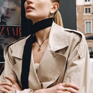 BRUNA The Label Trevi Onyx Earrings^ Studs