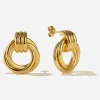 BRUNA The Label Tuscany Loop Earrings^ Studs
