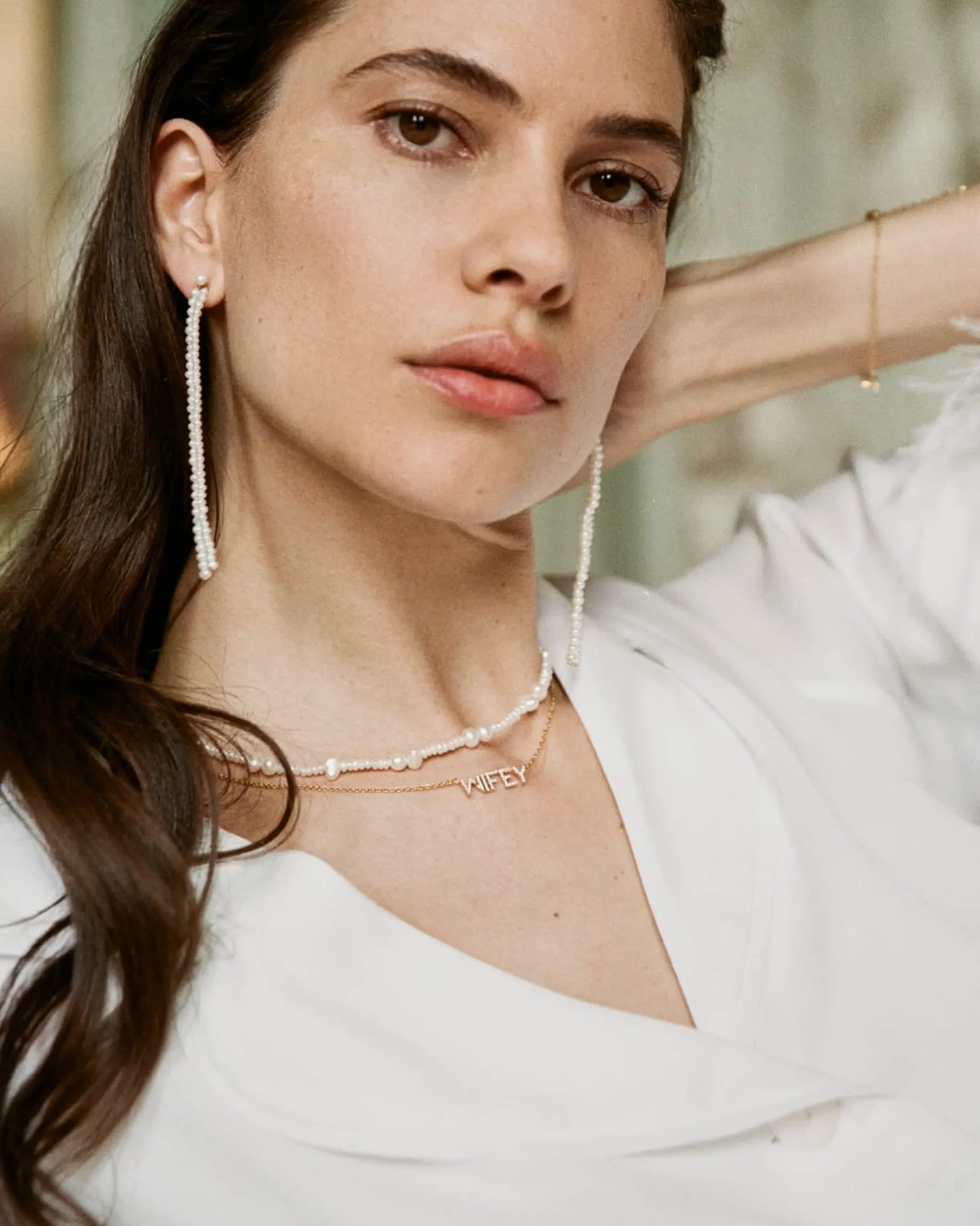 wifey_necklace_3.webp BRUNA The Label Wifey Necklace^ Statement | Filigrane Ketten